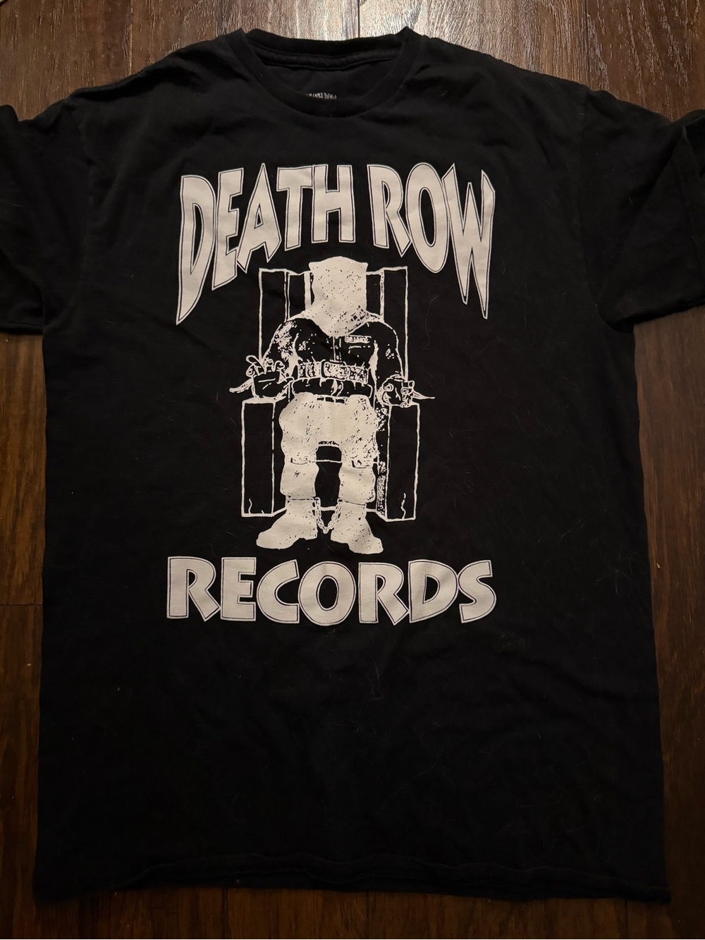 Ripple Junction Black Death Row Records Graphic Tee SIZE M